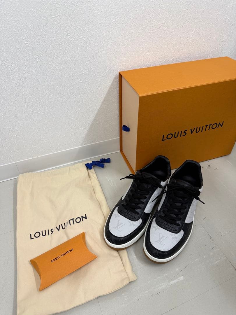 LOUIS VUITTON リヴォリ ライン スニーカー ブラック 6.5