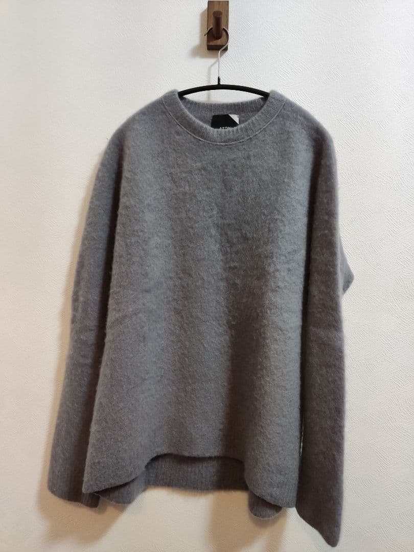 ATON　FUR CASHMERE CREWNECK SWEATER 4