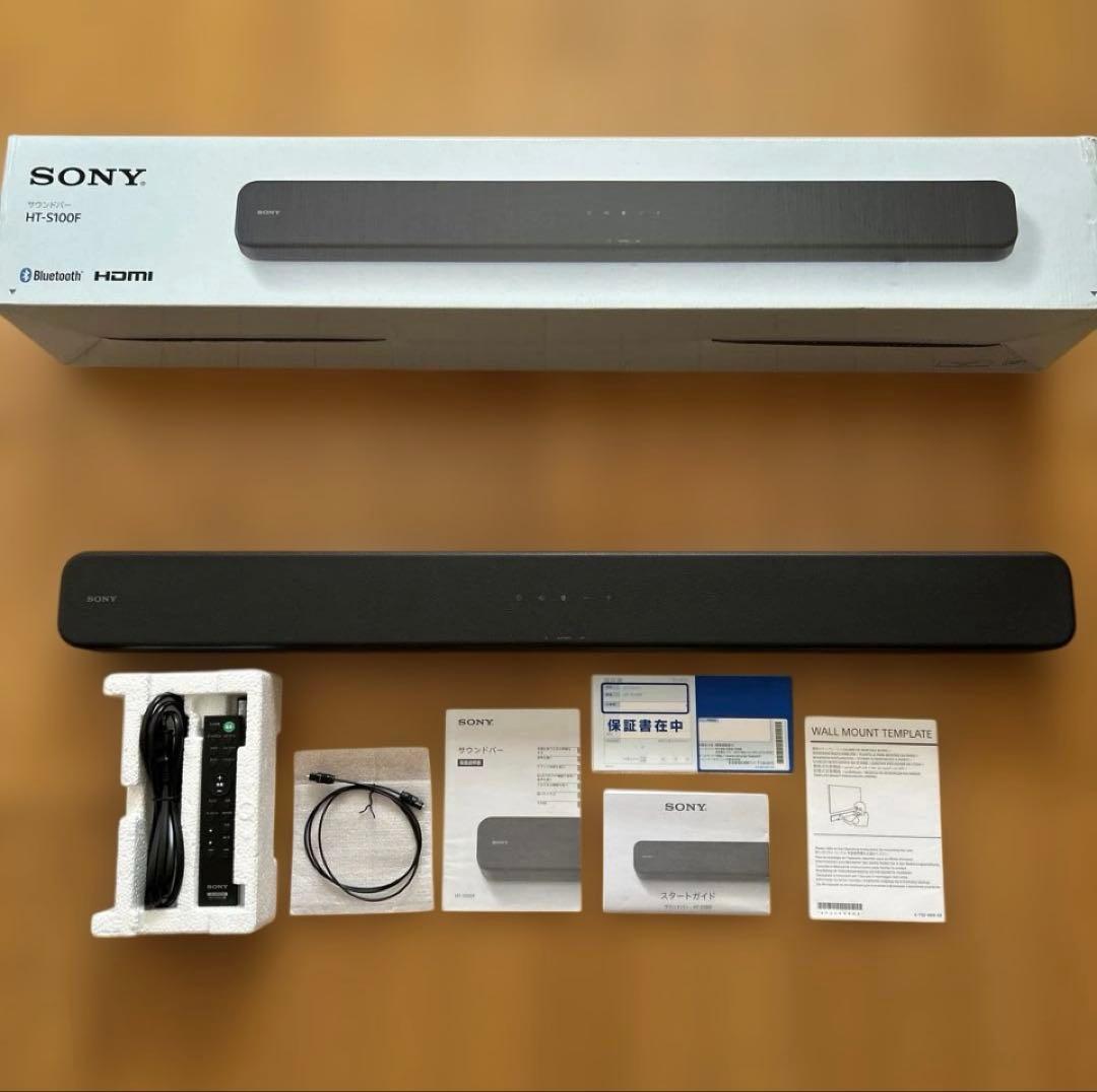 【美品】SONY サウンドバー HT-S100F スピーカー