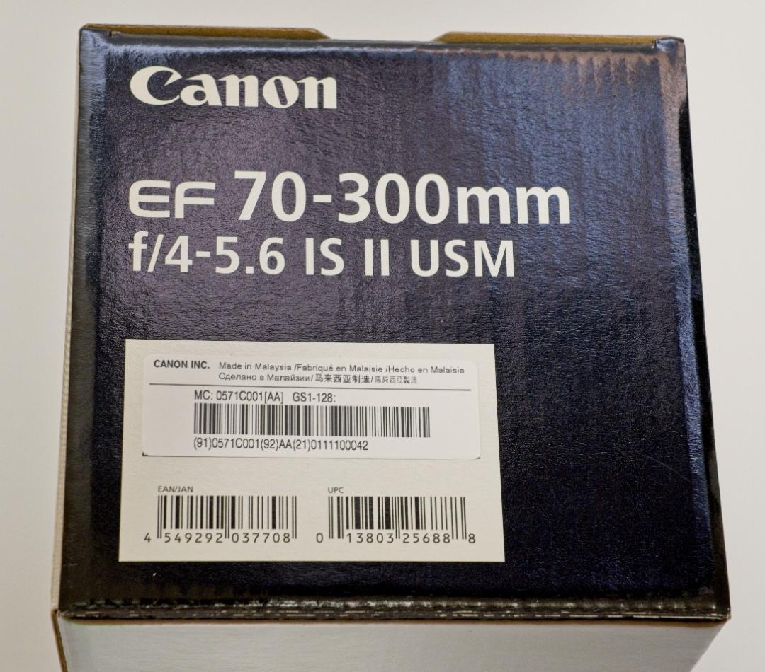 【美品】CANON EF70-300mm F4-5.6 IS II USM