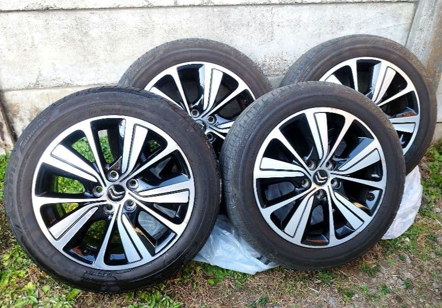 シトロエン グランドC4ピカソ純正ホイール17㌅+ブリヂストン夏タイヤ6~7分山