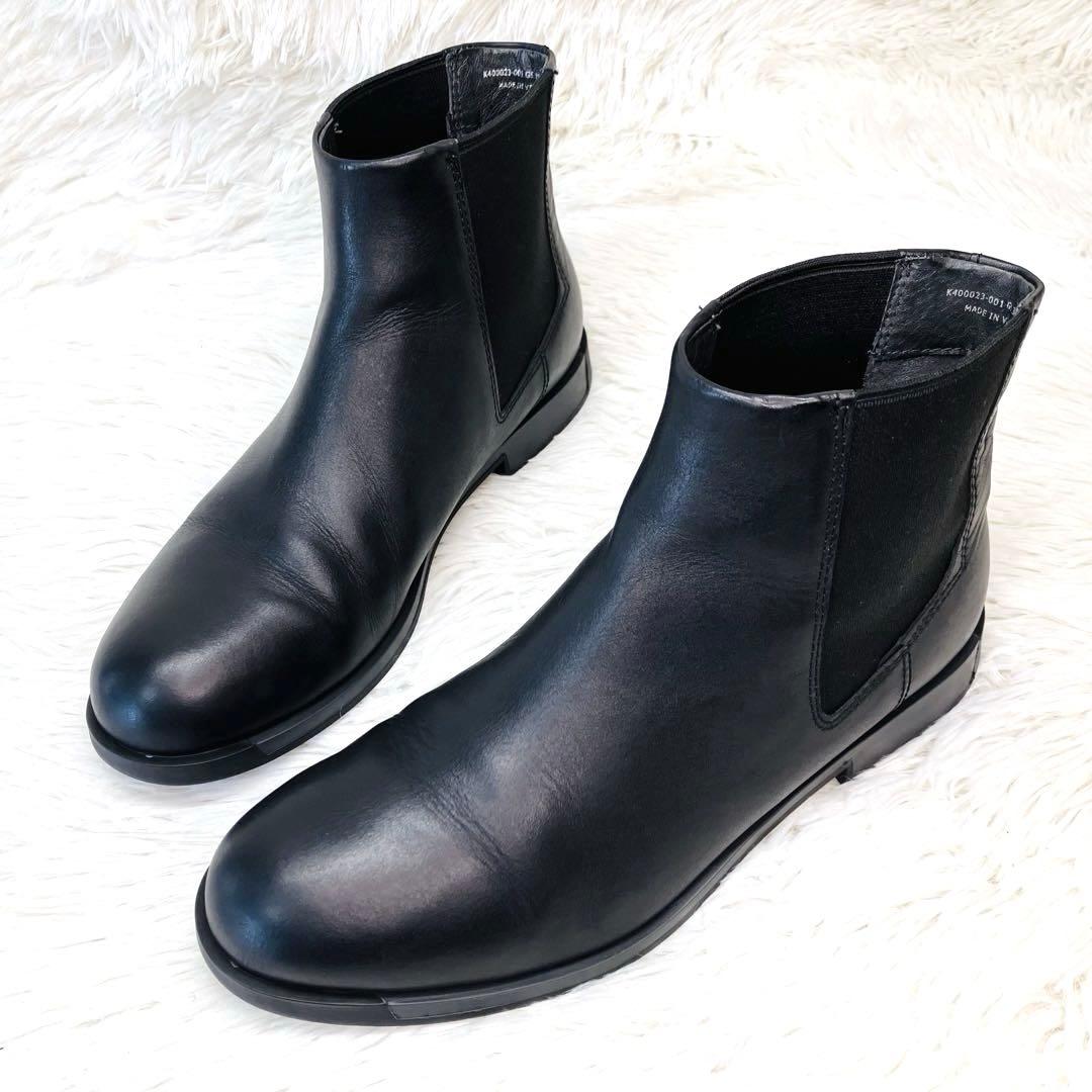 【美品】カンペール39 サイドゴアブーツ　ブラック CAMPER BOWIE