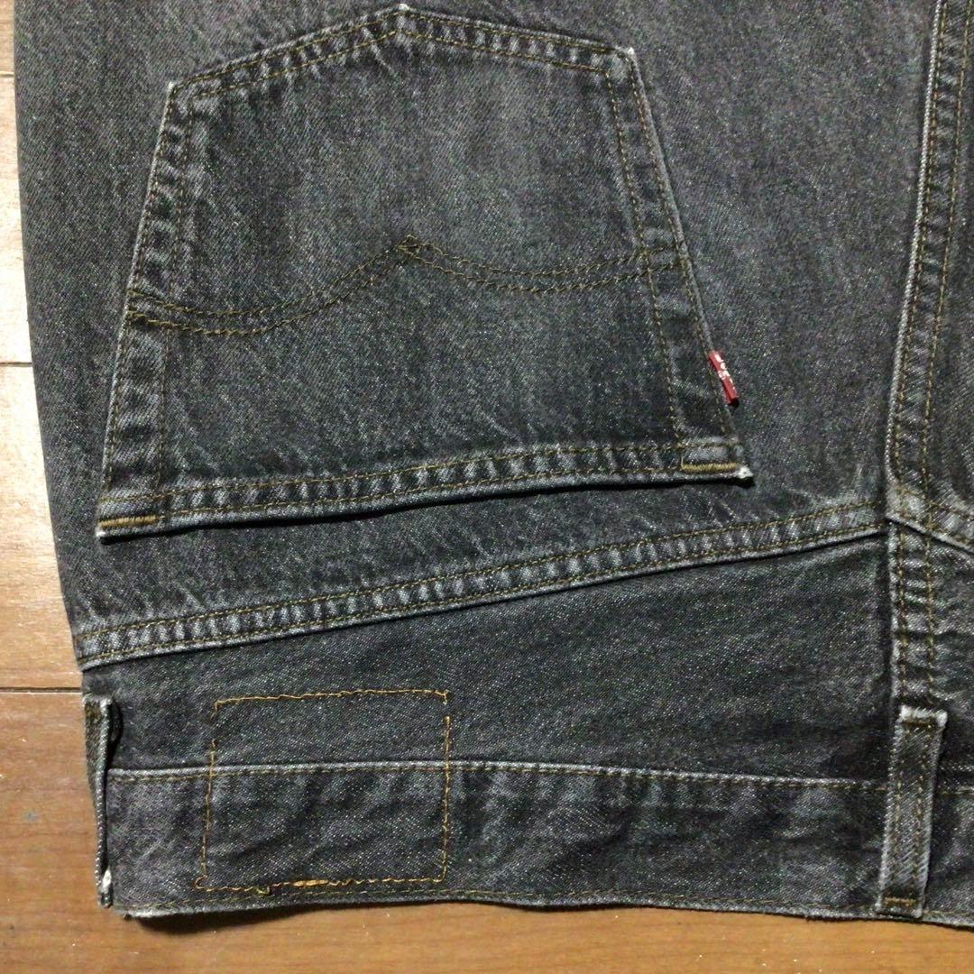 93年USA製リーバイス501 先染めブラック W38 L34