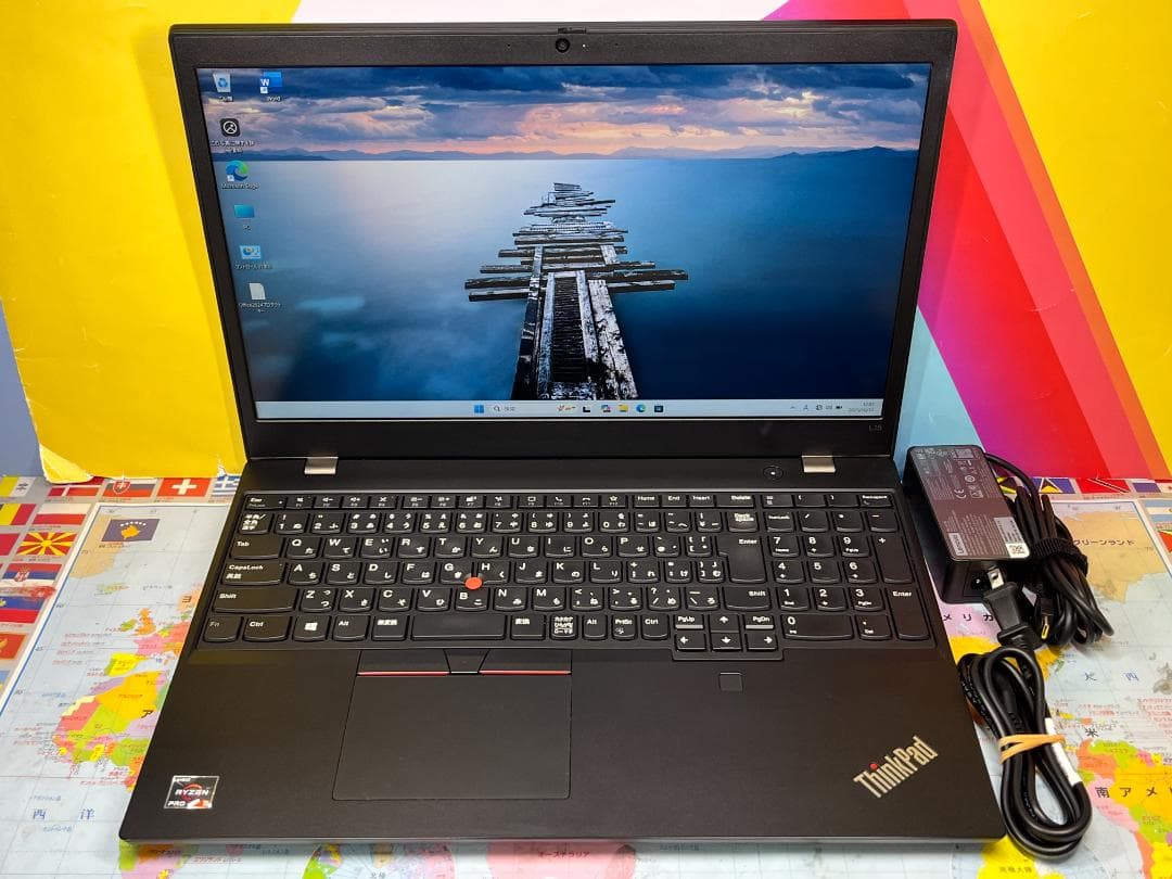 極美品 16GB レノボ L15 Office2024 15.6型 ノートPC