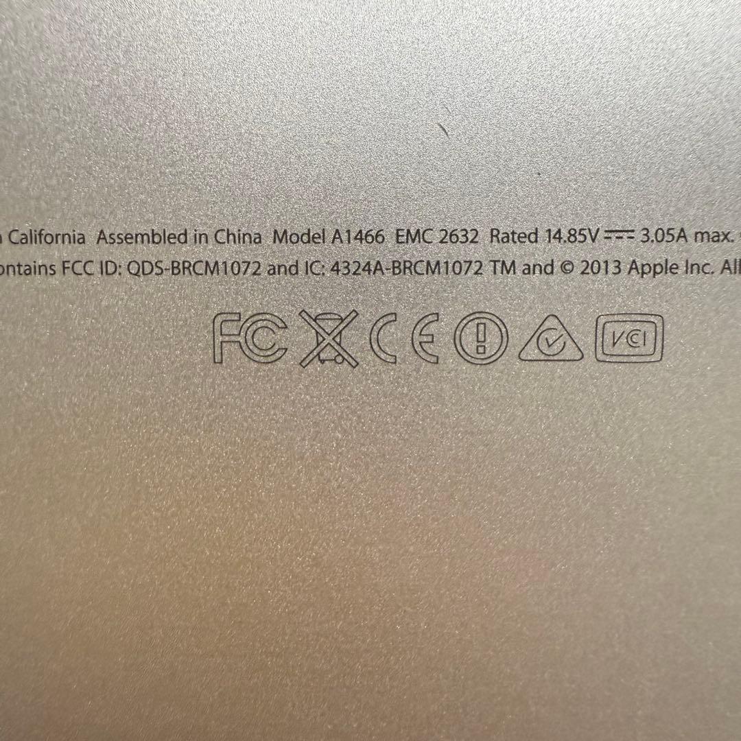 【充電器付動作品】MacBook Air 13インチ A1466
