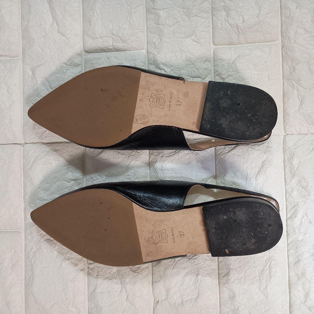 ネブローニ Nebuloni ミュール フラット 37 23.5cm sa03