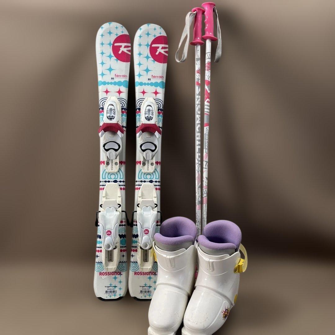 ROSSIGNOL 子供 スキーセット 80cm ロシニョール