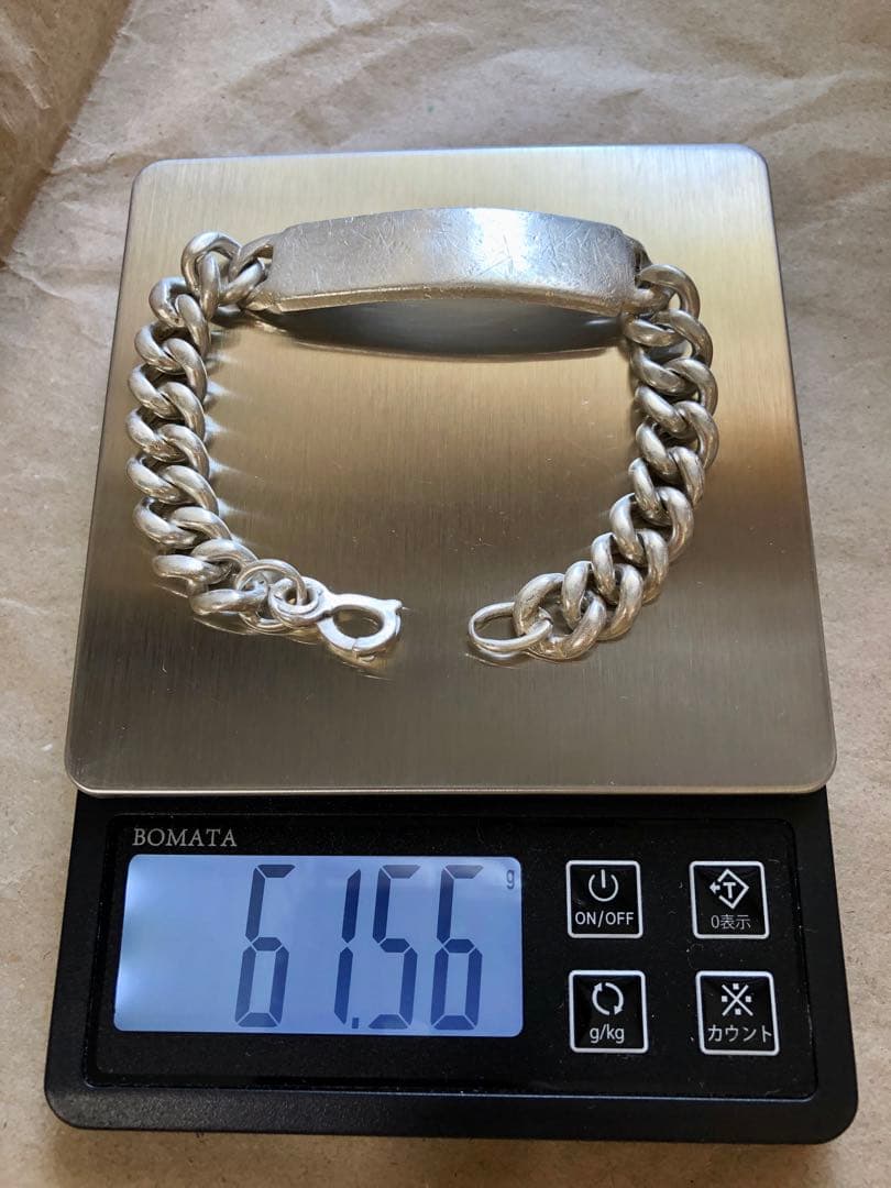 メキシコ製 old vintage 925 IDブレスレット