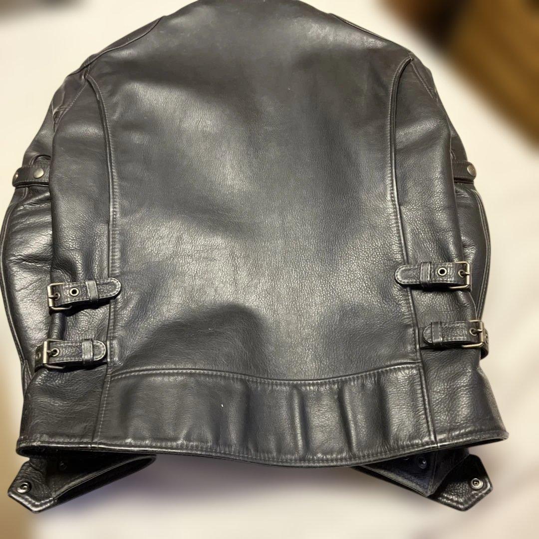 ブラック ライダースジャケット　ペアスロープMサイズ