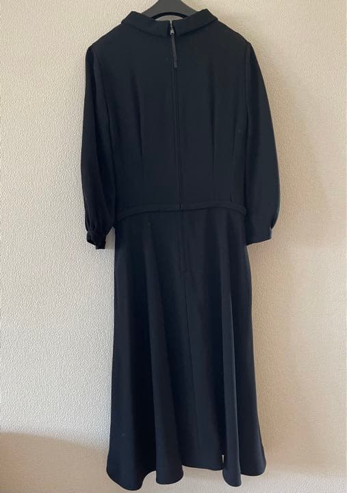 フォクシー　ブラックワンピース　袖付　40 卒業式　入学式