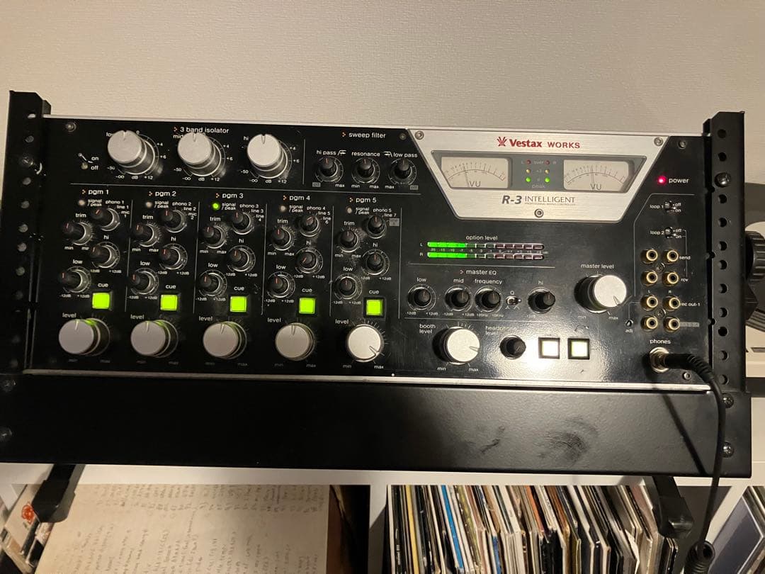 【極希少・完動品】Vestax R-3 DJ Mixer 名機 生産数300台
