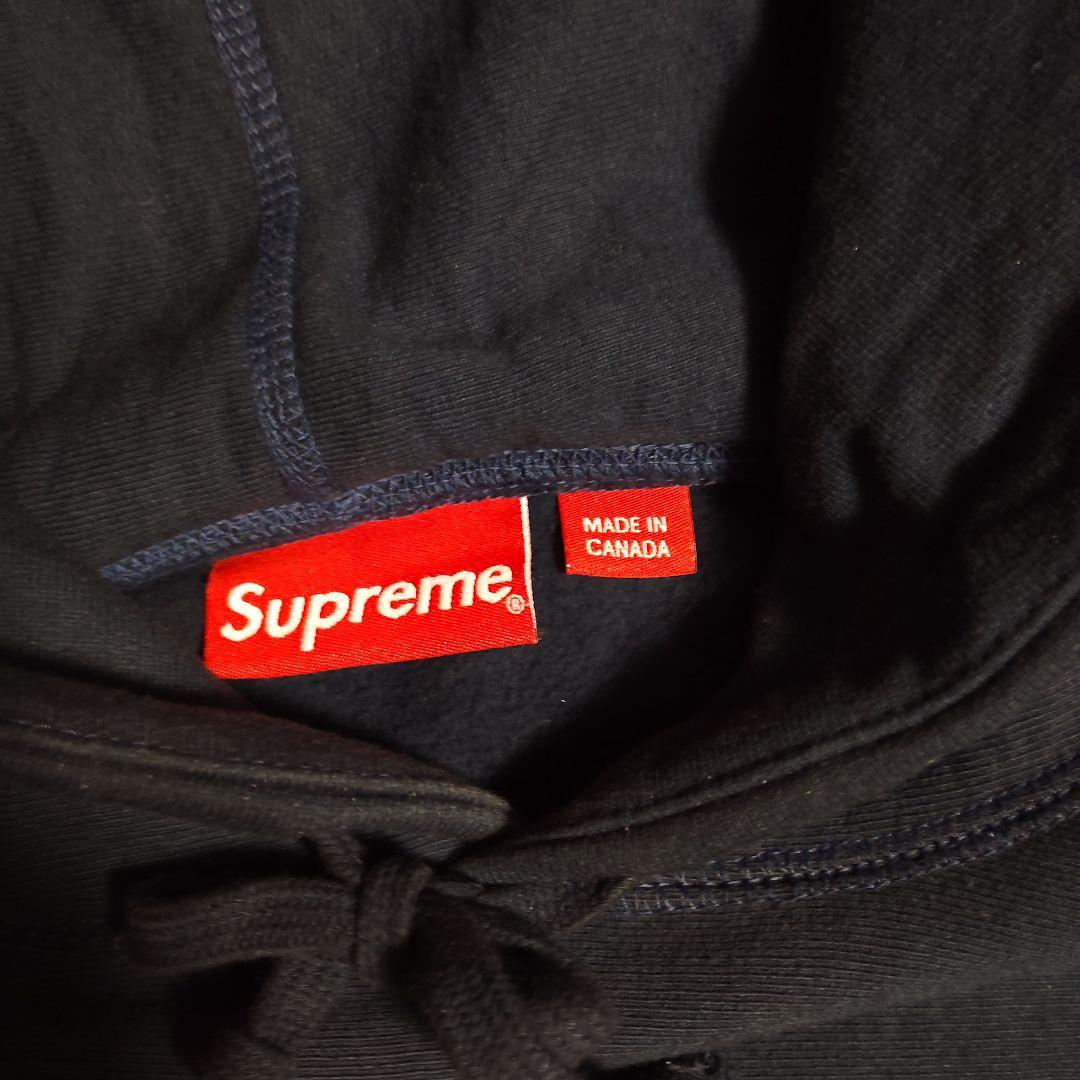 Supreme bandana box logo hooded M ネイビー