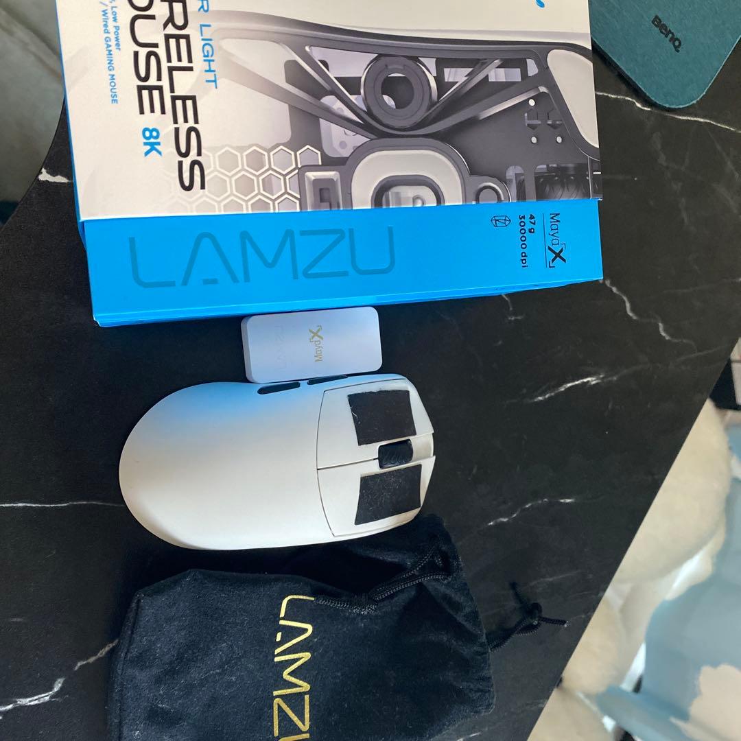 マウス・トラックボール Lamzu MayaX white 8k