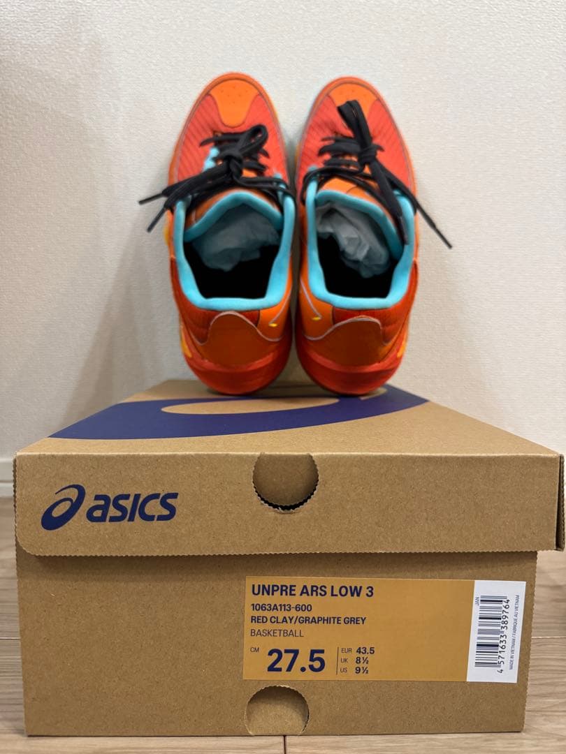 ASICS アンプレアルスロー3 UNPRE ARS LOW 3 27.5cm