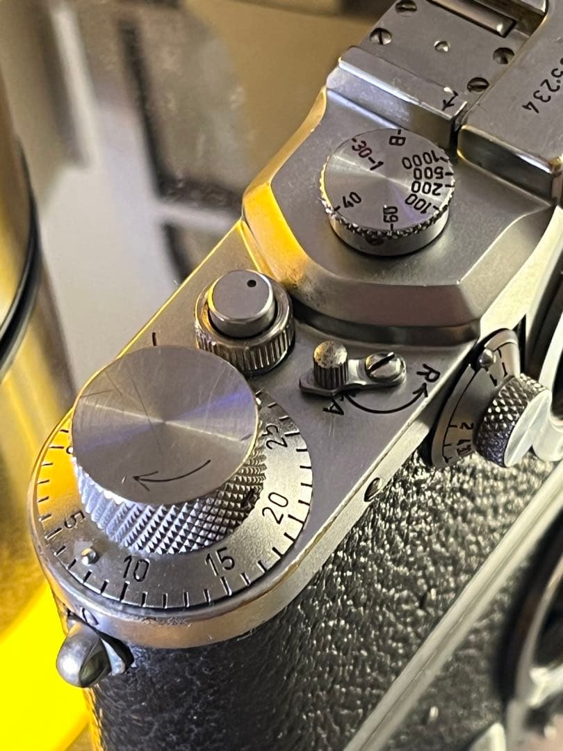 Leica IIIc バルナックライカ Canon 50mm f1.8付き