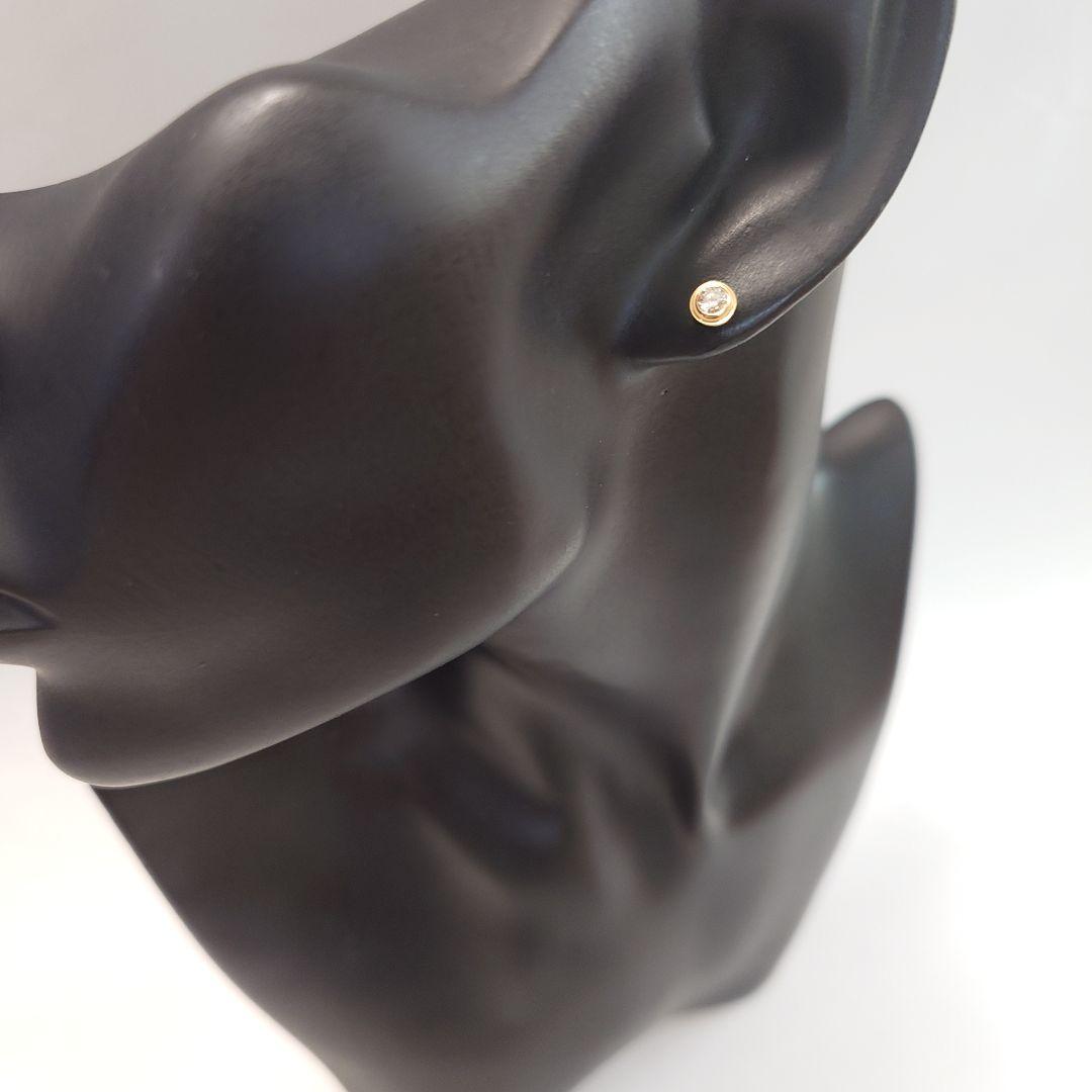 【美品】カルティエ ダムール ミディアム MM ピアス 片耳用 6448