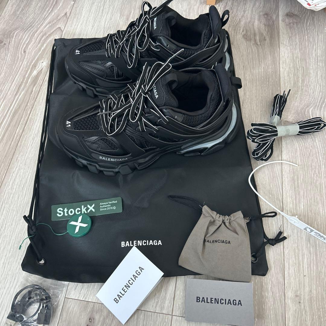 BALENCIAGA TRACK LED BLACK 即日発送