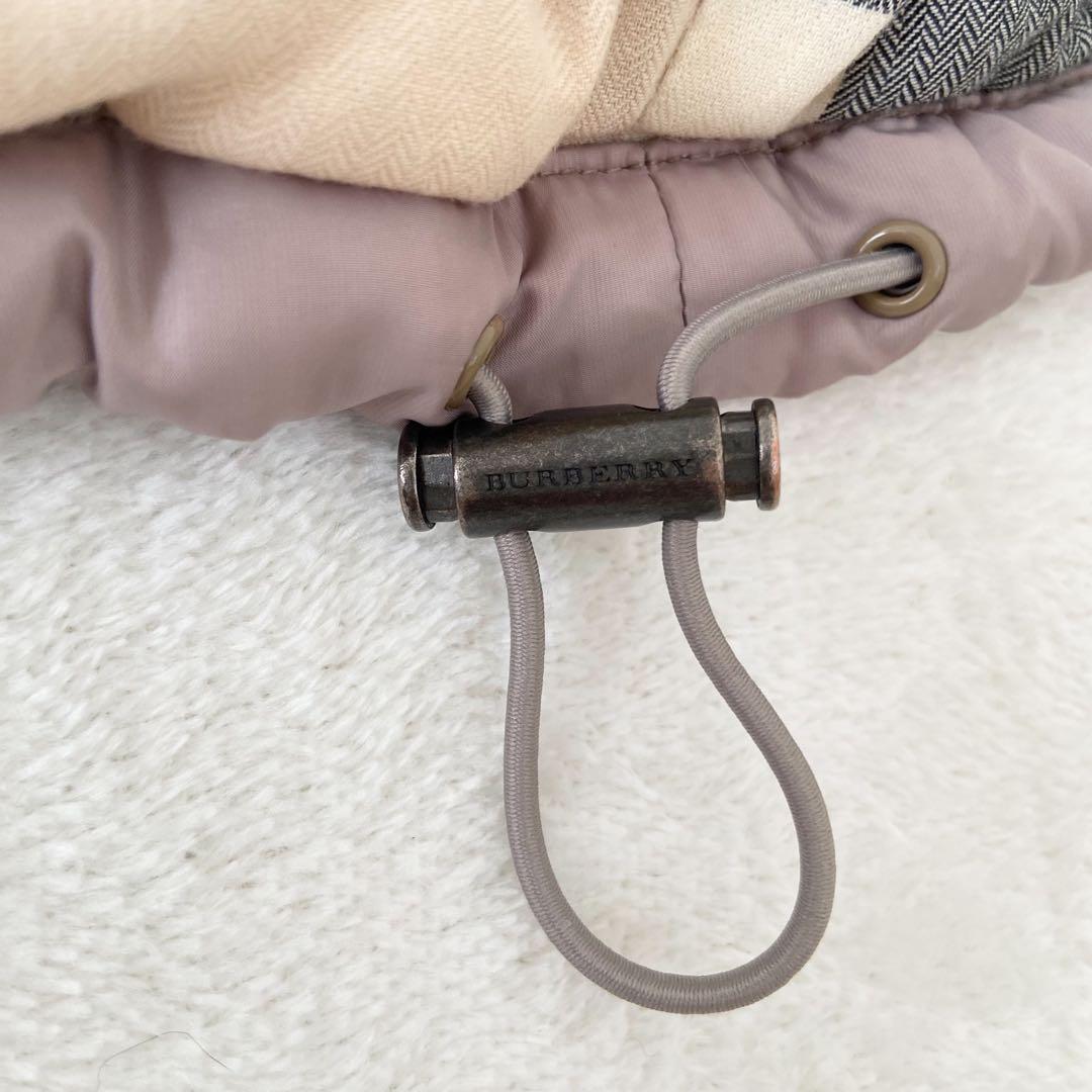 BURBERRY BRIT メガノバチェック ダウンベスト パファーベスト　L