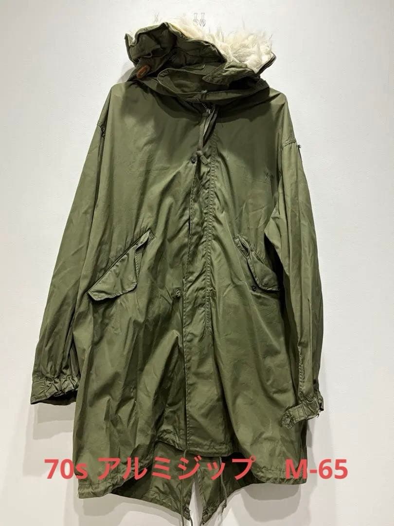 yomogi初期アルミジップ　フィッシュテールパーカーモッズコート