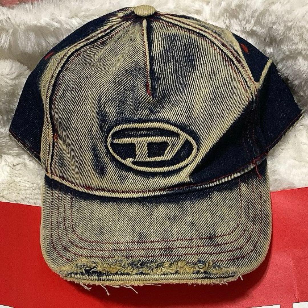 DIESEL ディーゼル キャップ 帽子 キャップデニムロゴ