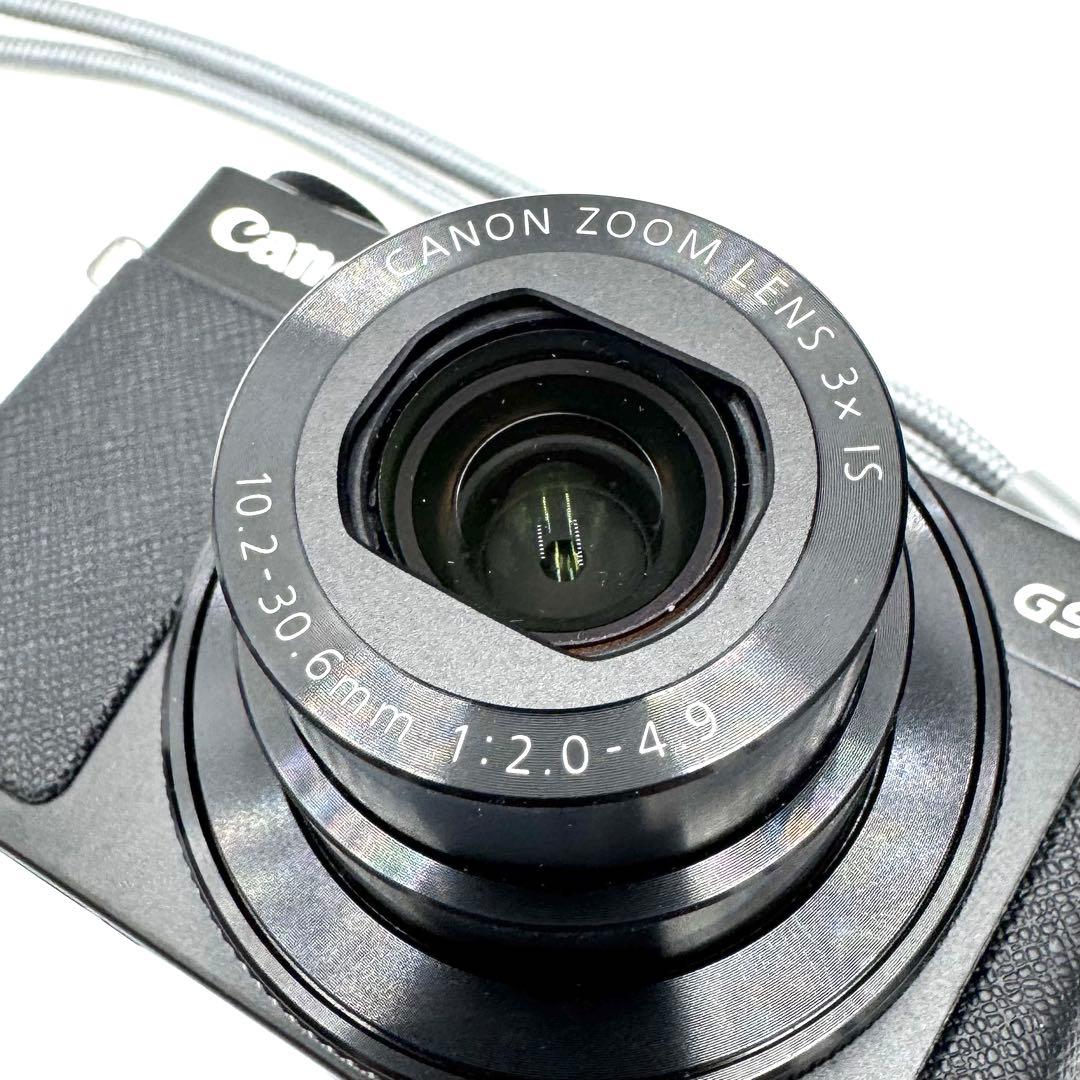 美品 Canon キャノン PowerShot G9X Mark II ブラック
