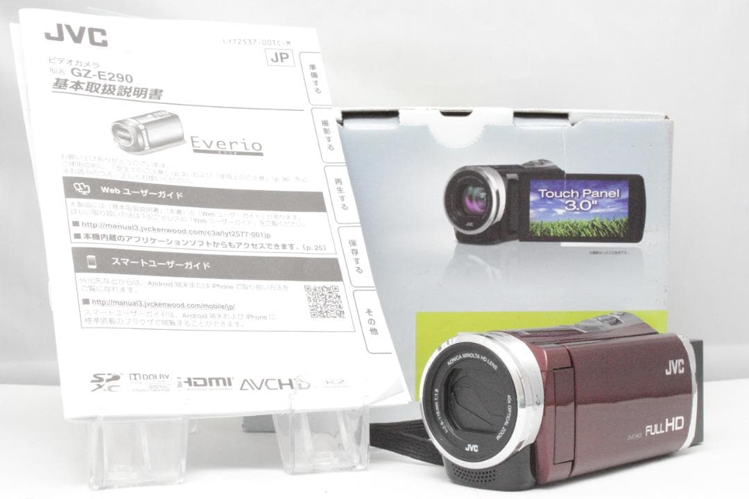 JVC GZ-E290-R　ビデオカメラ