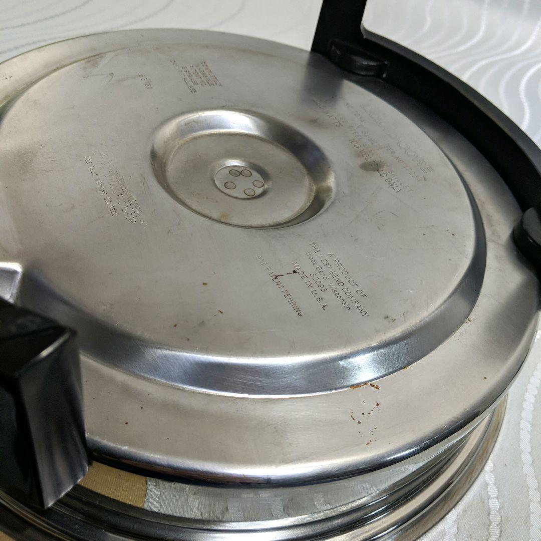 電気フライパン 電気鍋 リキッドコア　蓋無し