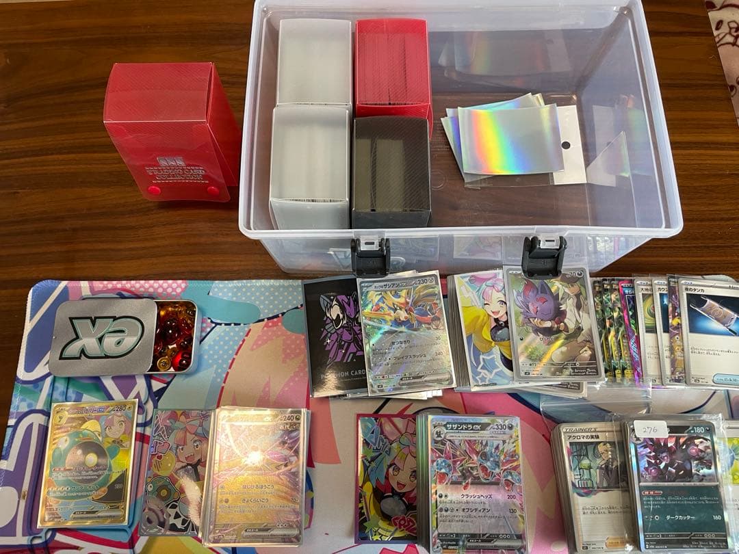 ポケモンカード引退 ナンジャモデッキなど デッキ5個 その他パーツカード