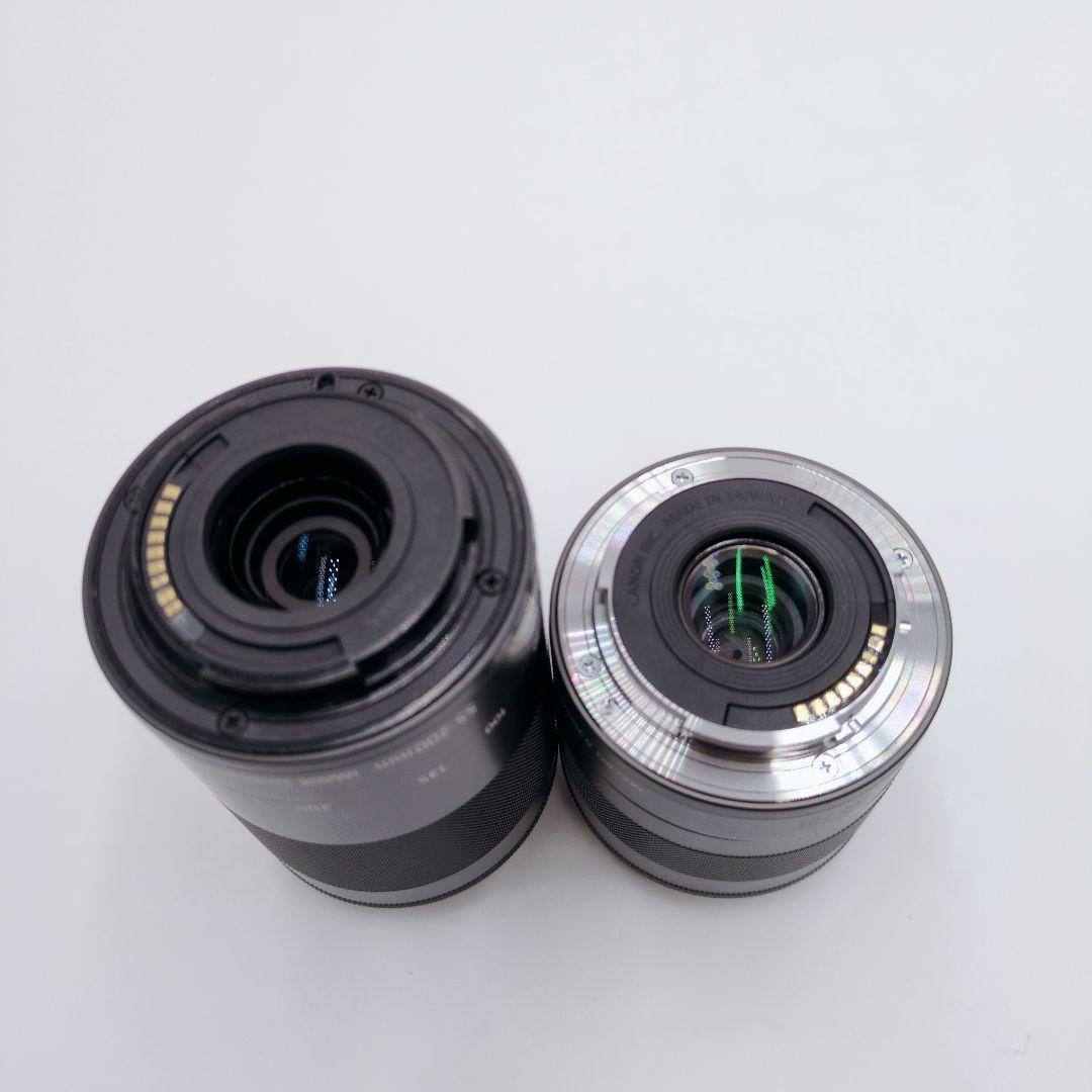 【極美品】キャノン Canon EOS M2 ダブルズームレンズキット ブルー