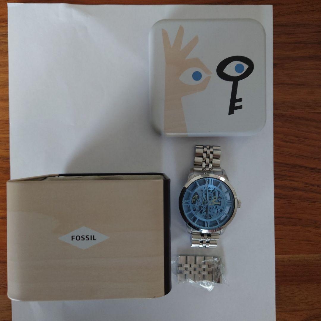 y*a様 Fossil Townsman Skeleton Dial Autom