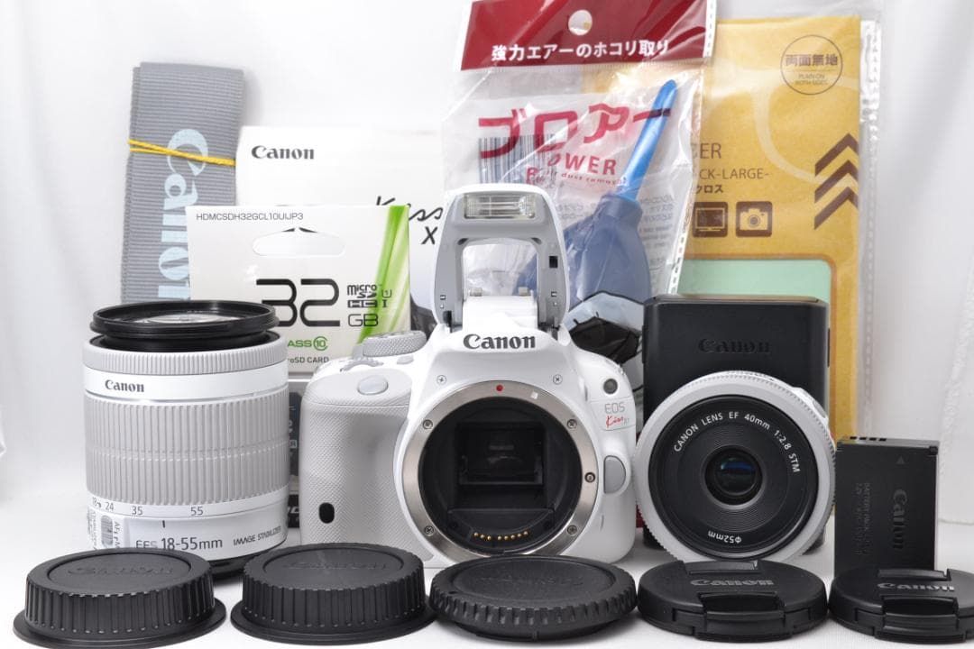 ■ ほぼ新品 ■ キャノン　Canon Kiss X7 ダブルレンズキット