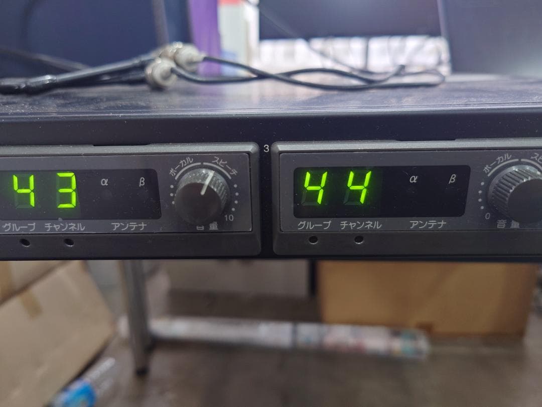 JCVワイヤレスチューナー、マイクセット