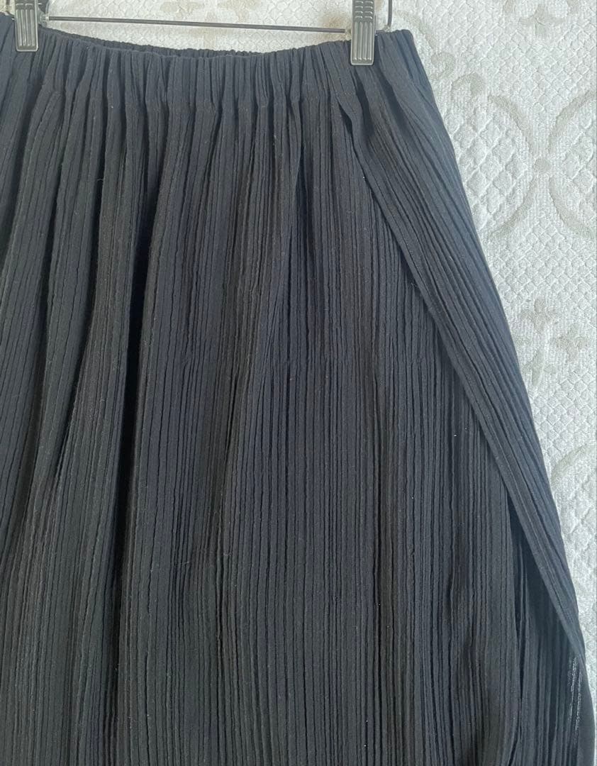 Jurgen Lehl プリーツスカート　黒