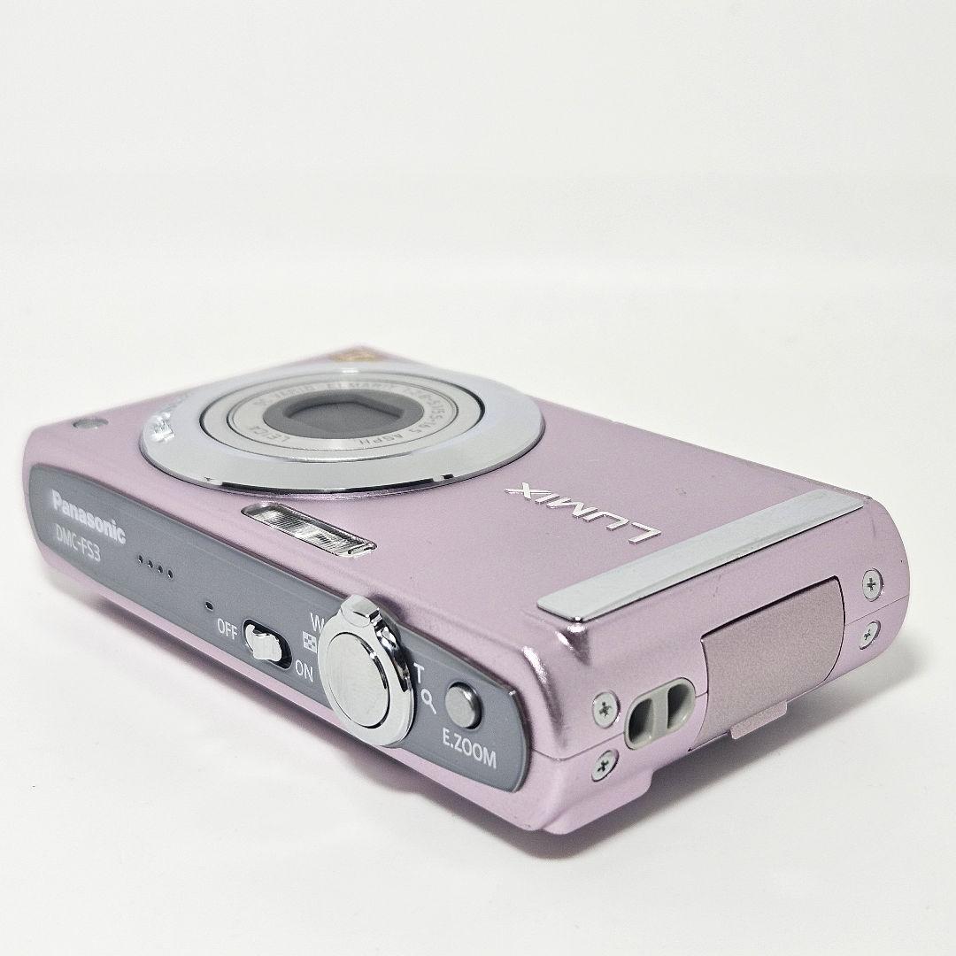 極美品 動作品 Panasonic LUMIX DMC-FS3 ピンク デジカメ