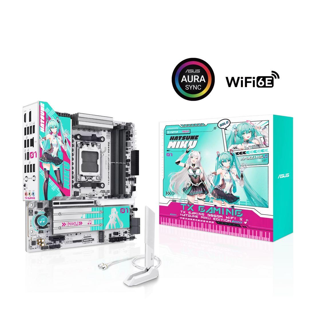 ASUS TX GAMING B850M 初音ミクコラボ マザーボード