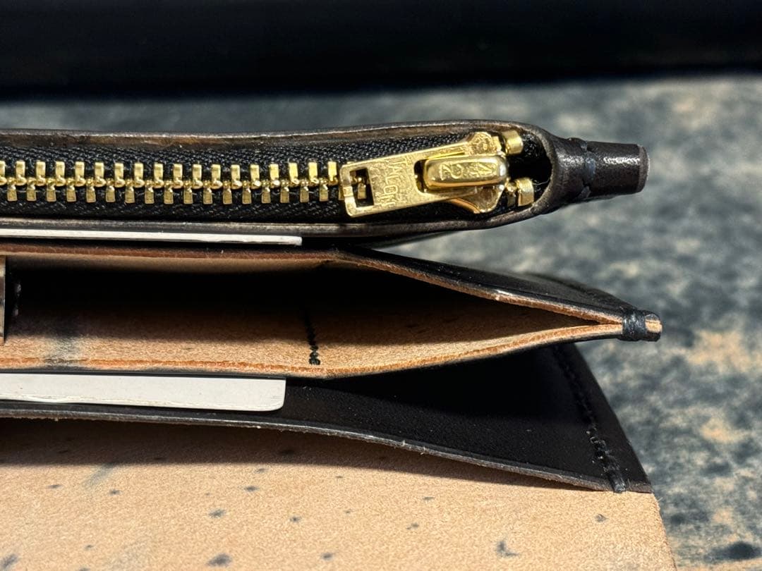 [わか]超希少!GUIDI社ホースバット黒トラッカーウォレット