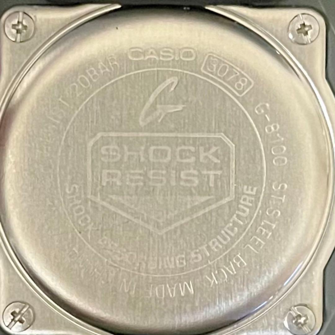 【美品/希少】CASIO G-SHOCK G-8100-1JF ブラック