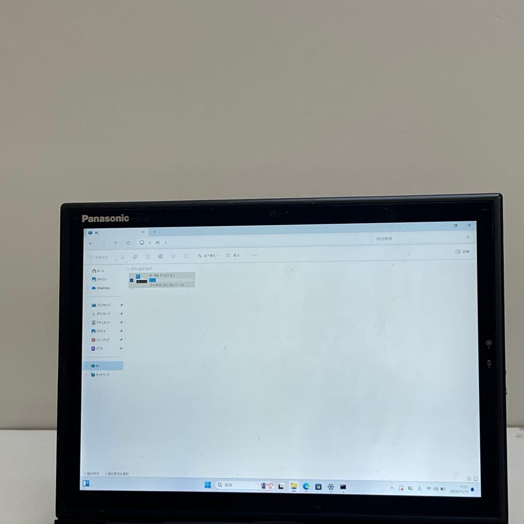 #454 パナソニック CF-XZ6 2in1 i5-7300U Office付