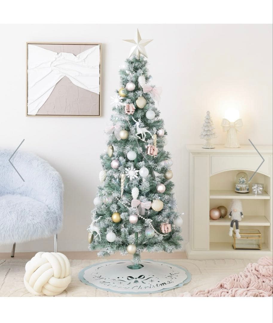 Francfranc LEDライト付きクリスマスツリー 150cm