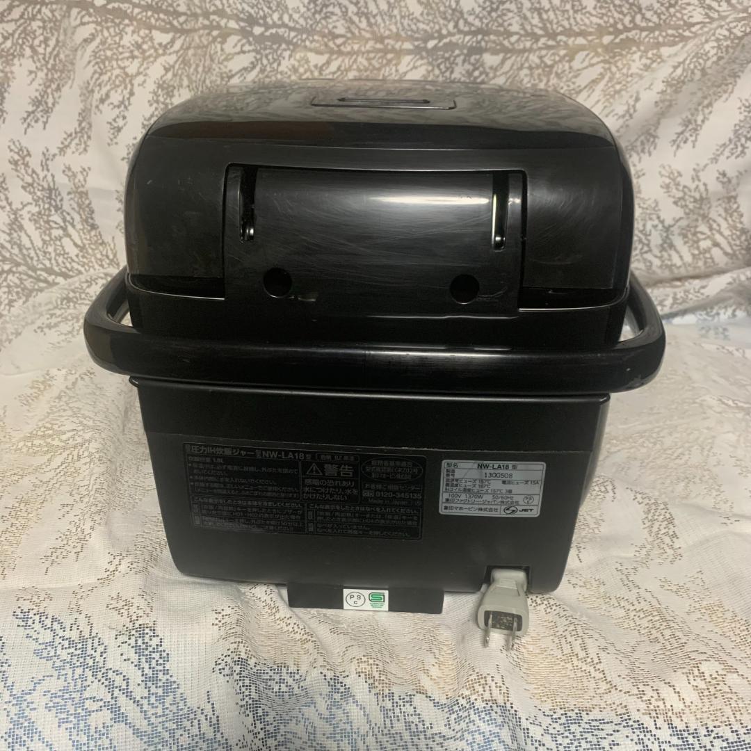 Qthong le■象印 NW-LA18 1升 10合 炎舞炊き 黒漆■