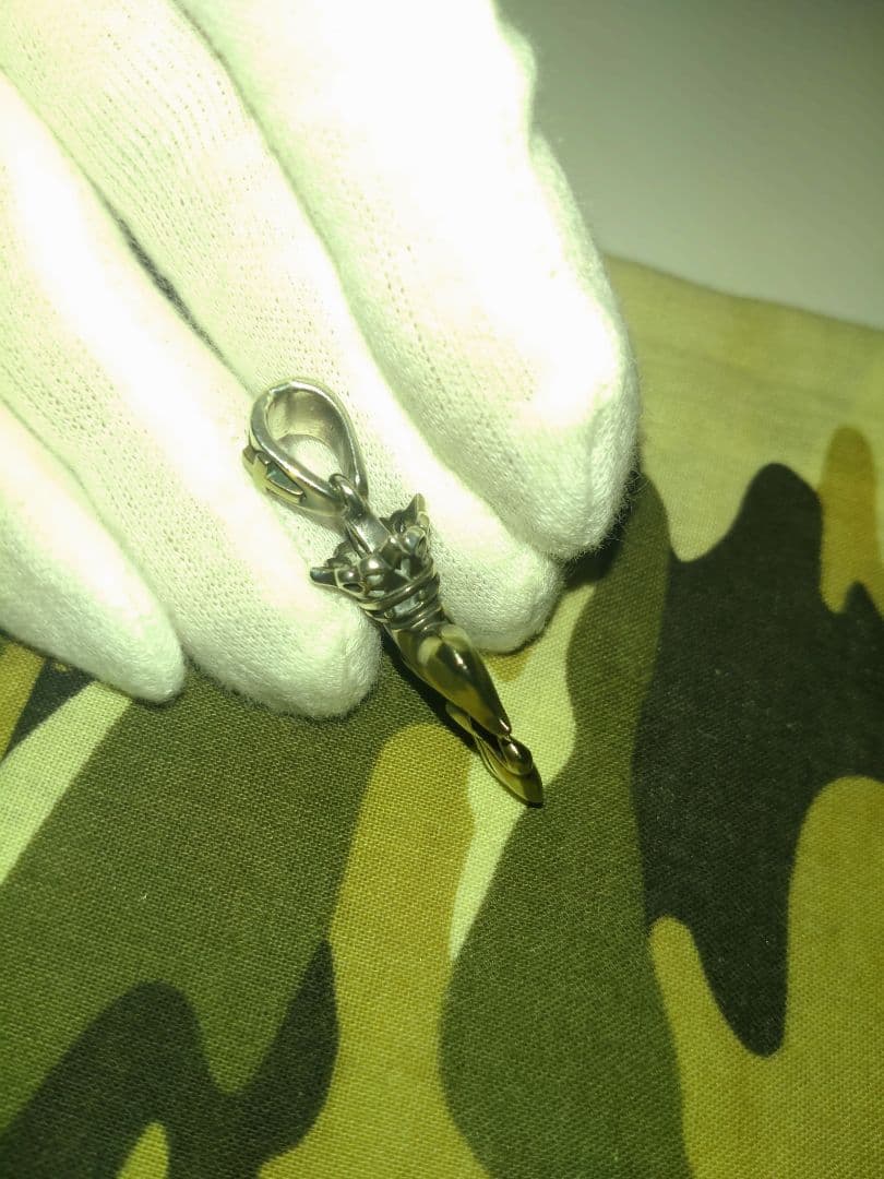 ロードキャメロット百合王冠十字トップ☆オマケ、チェーン 50cm♪シルバー925