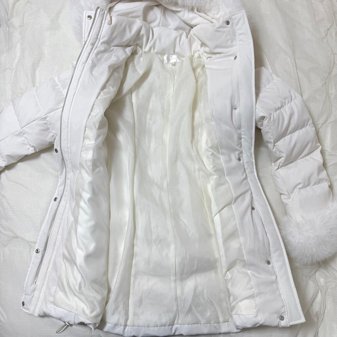 最安値✨　rienda 【神くびれダウン】Aラインダウンワンピコート　ファー