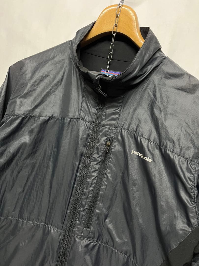 良好 パタゴニア Patagonia 裏地メッシュ ナイロンジャケット 黒 S