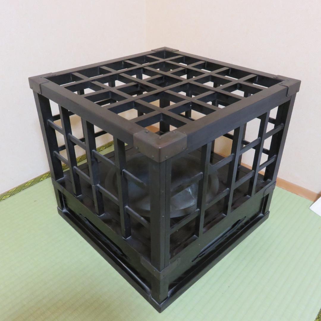 火鉢 角火鉢 囲炉裏櫓 囲炉裏やぐら 手あぶり やぐら テーブル