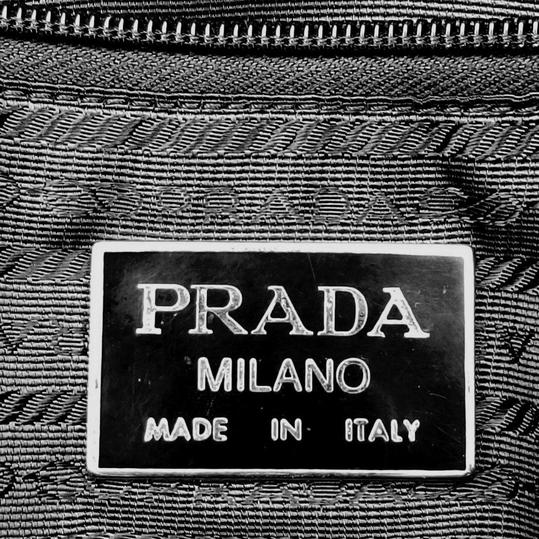 大容量 PRADA プラダ ブラック ナイロン ボストンバッグ 旅行鞄