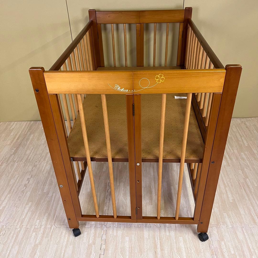 除菌清掃済　日本製　スリーピー　折畳　ワンタッチハイベッド　チェルシー　ブラウン