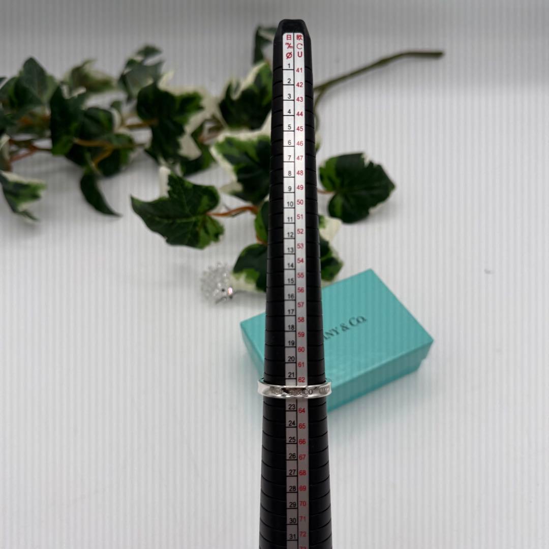 【新品仕上げ済み】ティファニー　1837 ナローリング　約２1号