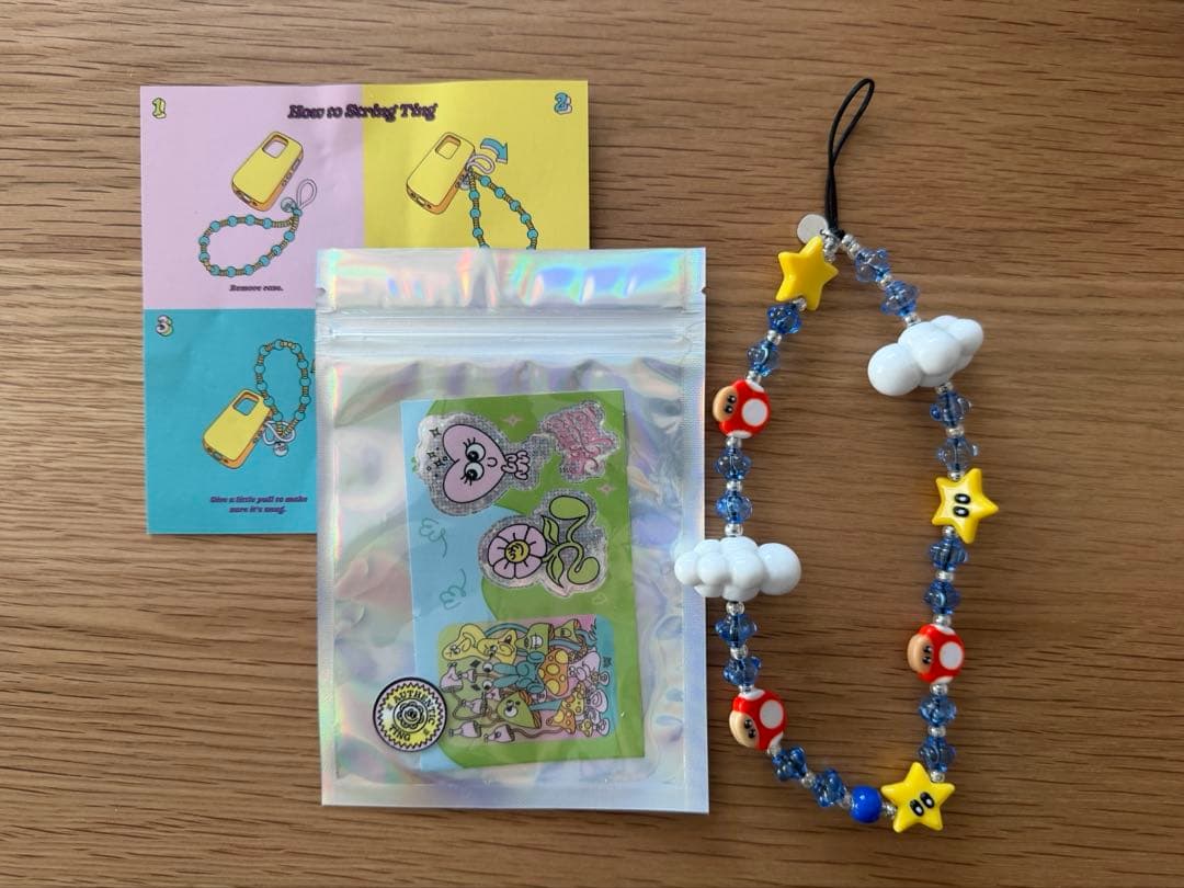 String Ting　スマホストラップ　マリオ