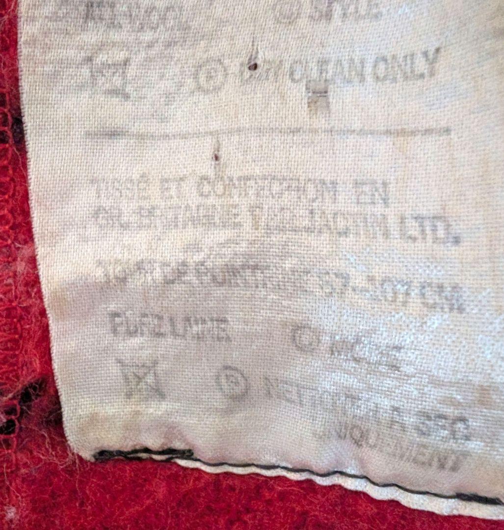 60's　70's　ヴィンテージ　タータンチェック　ケープジャケット　フード付き