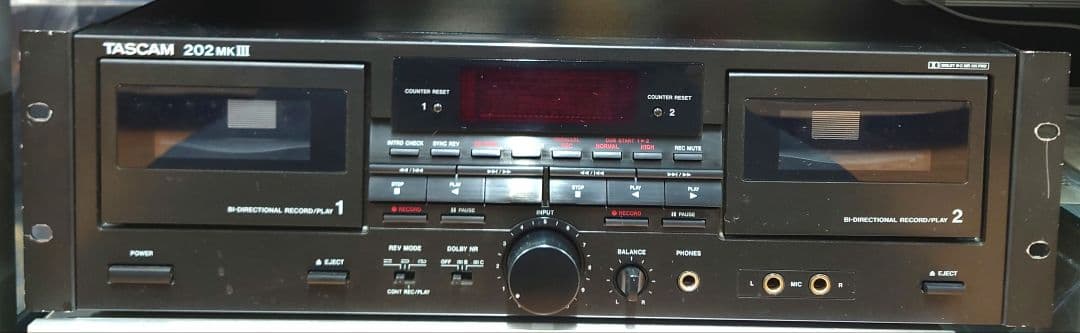 ■■【1997年】TASCAM 202 MKIII カセットデッキ